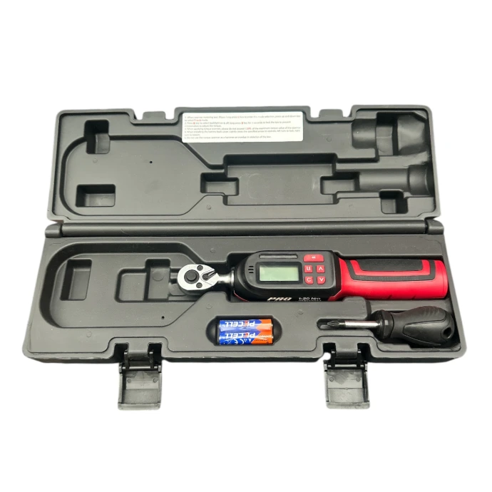 Digital bicycle torque wrench – 1–20 Nm 1/4"