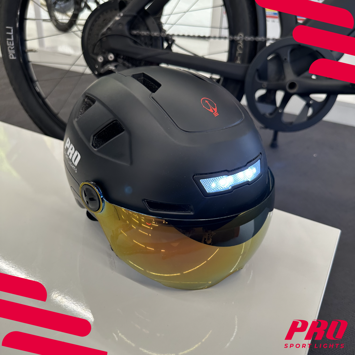 Casque Pro Sport Lights ICE NTA 8776 noir – vue 6