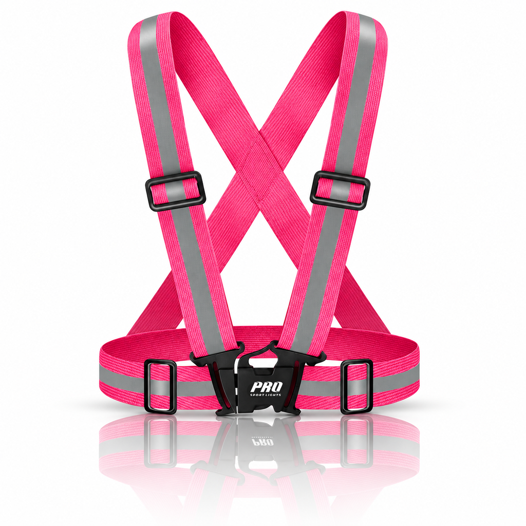 Pro Sport Lights reflective safety vest, one size – pink